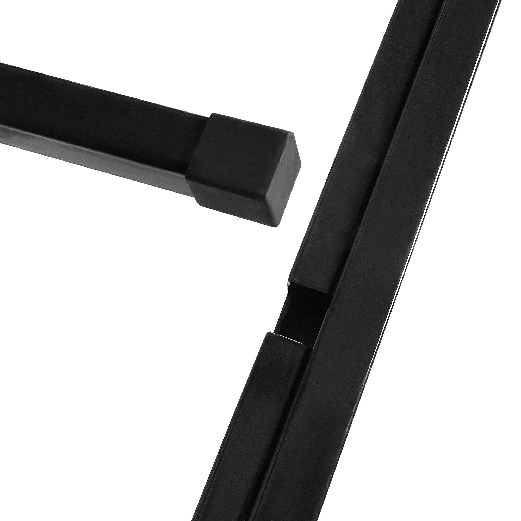 Alt View 10. Ecooso - Twin over Twin Bunk Bed, Metal Frame with Ladder - Black.