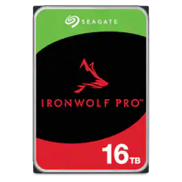 Seagate - IronWolf Pro ST16000NT001 16TB 7200 RPM 256MB Cache SATA 3.5 inch Internal Hard Drive