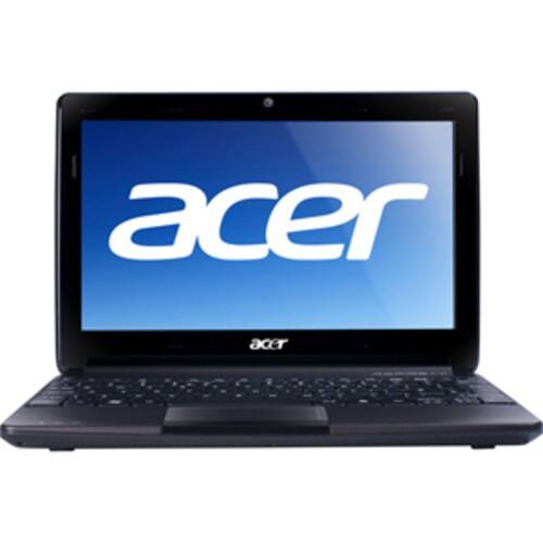 Front Standard. Acer - 11.6" Aspire One Netbook - 4 GB Memory - 500 GB Hard Drive - Diamond Black.