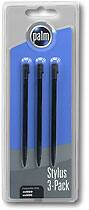 Front Detail. Palm - Stylus for Palm m500 and m505 (3-pack) - Black.