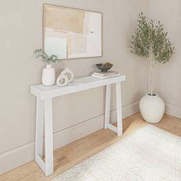 Plank+Beam - Classic Console Table - 46 inches - White