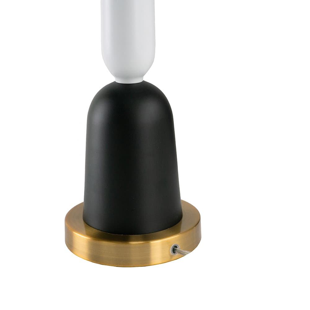 Alt View 5. Luckbyte - 11x11x30.2 Inch Metal Table Lamp.