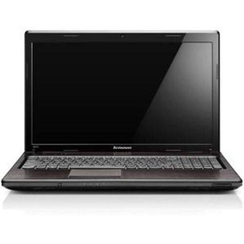 Front Standard. Lenovo - 15.6" Essential Notebook - 6 GB Memory - 750 GB Hard Drive - Black, Dark Brown.