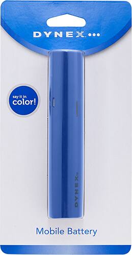 Alt View 1. Dynex™ - Lithium-Ion Mobile Battery Pack for Most USB-Enabled Devices - Blue.