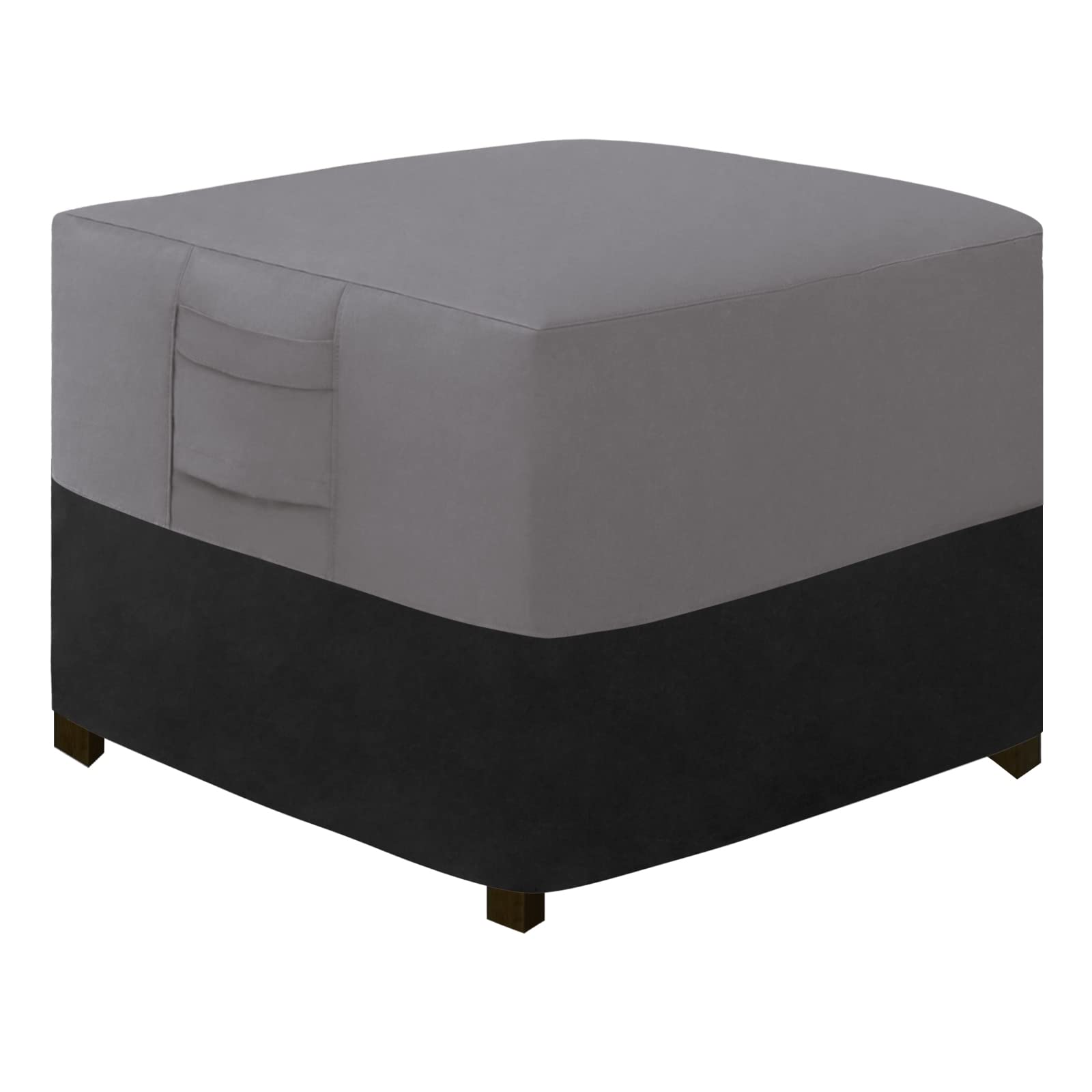 Gray/Black 22"Lx22"Wx17"H