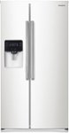Front Zoom. Samsung - 24.5 Cu. Ft. Side-by-Side Refrigerator with Thru-the-Door Ice and Water - White.