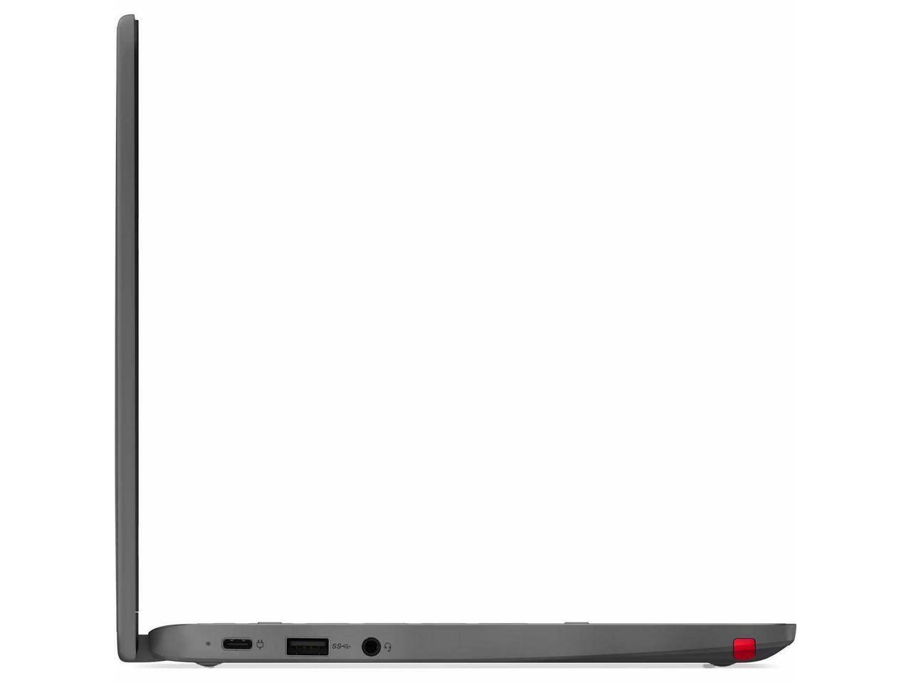 Alt View 5. Lenovo - Lenovo Yoga 500e Chromebook Gen 4 12.2" Touchscreen 2-in-1 - Intel N100 - 8 GB - 64 GB - Graphite Gray - Gray.