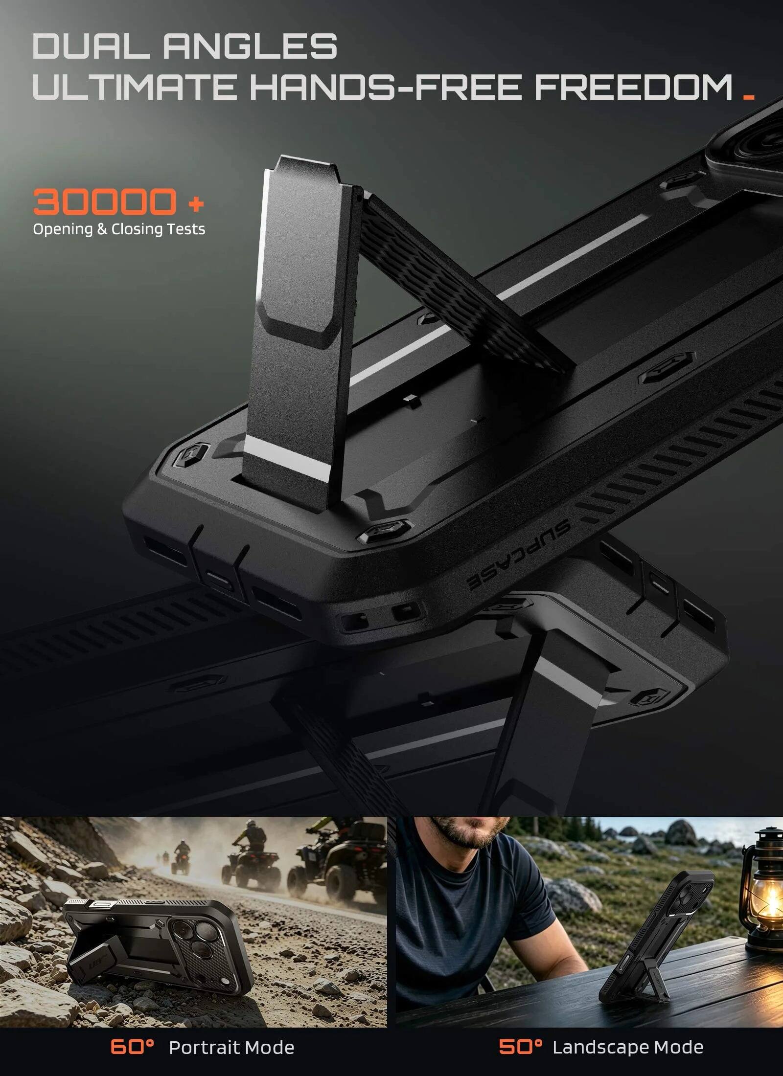 DUAL ANGLES ULTIMATE HANDS-FREE FREEDOM

30000+ Opening & Closing Tests

60° Portrait Mode

50° Landscape Mode