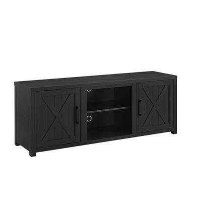 Front. Crosley Furniture - Gordon Low Profile Tv Stand For 65+ Inch Tv - White.