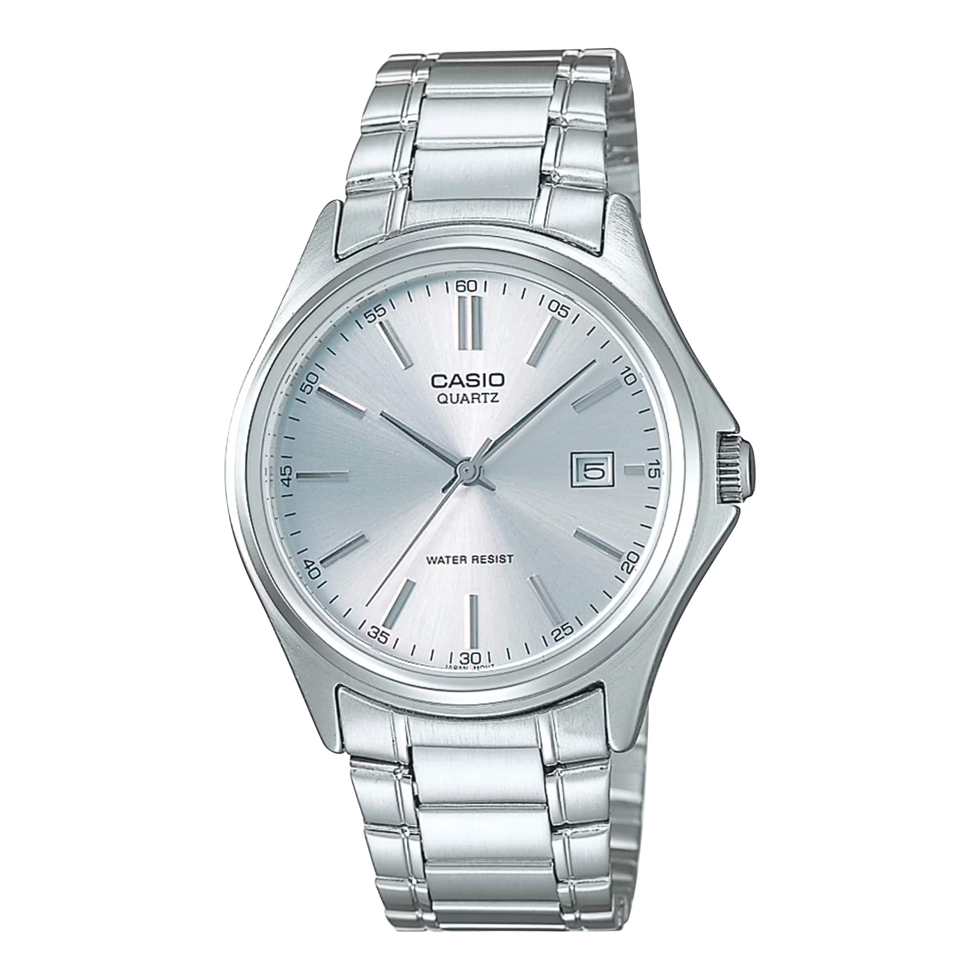 Casio - Men’s Dial Analog Watch with Stainless Steel Bracelet - MTP-1183A-7A - Silver