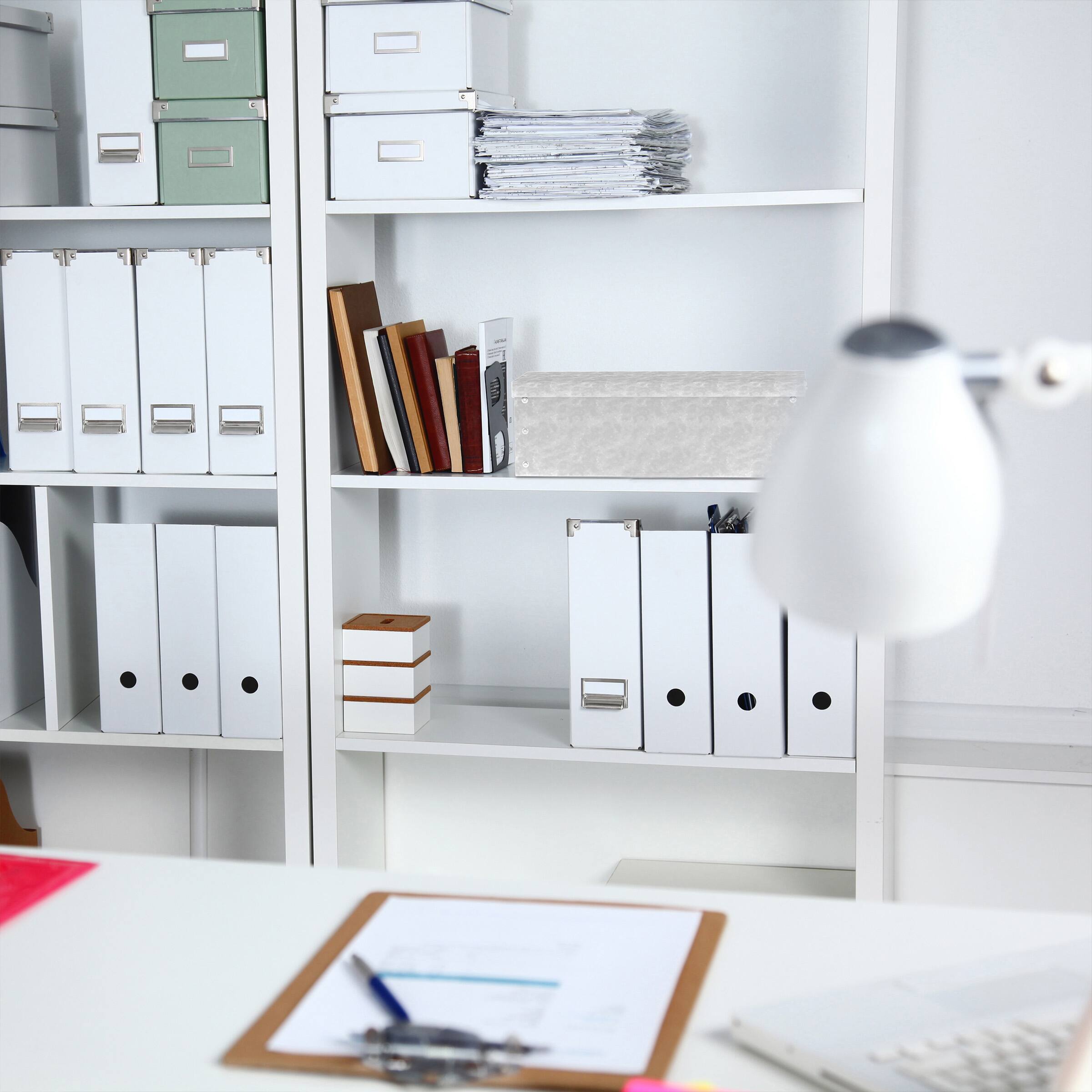 Alt View 1. Stalwart - Metal Lock Box with Folding Handle.