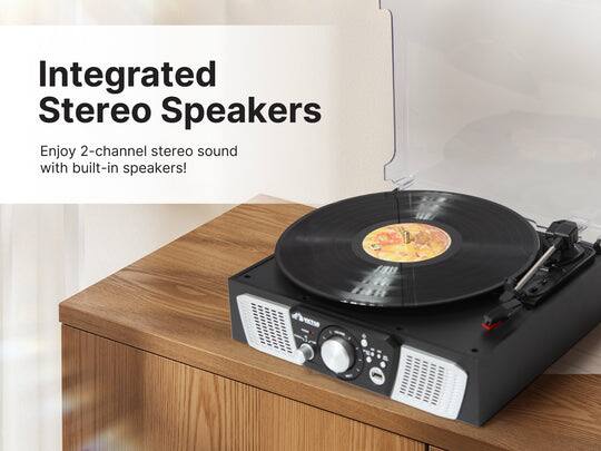 Integrated Stereo Speakers  
Enjoy 2-channel stereo sound with built-in speakers!