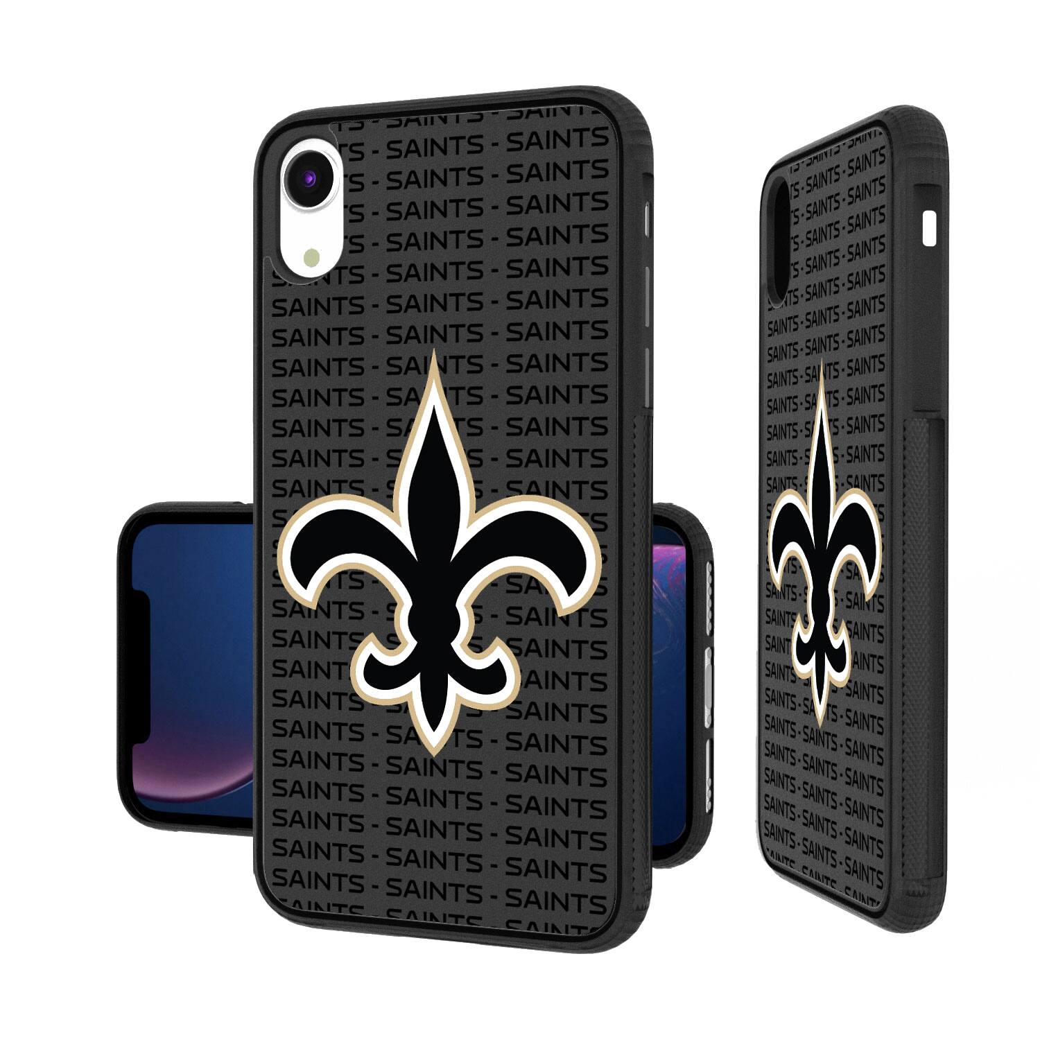 Keyscaper - NFL - New Orleans Saints iPhone Text Backdrop Design Bump Case - 16 Pro - Multicolor price history on PriceWatchPro
