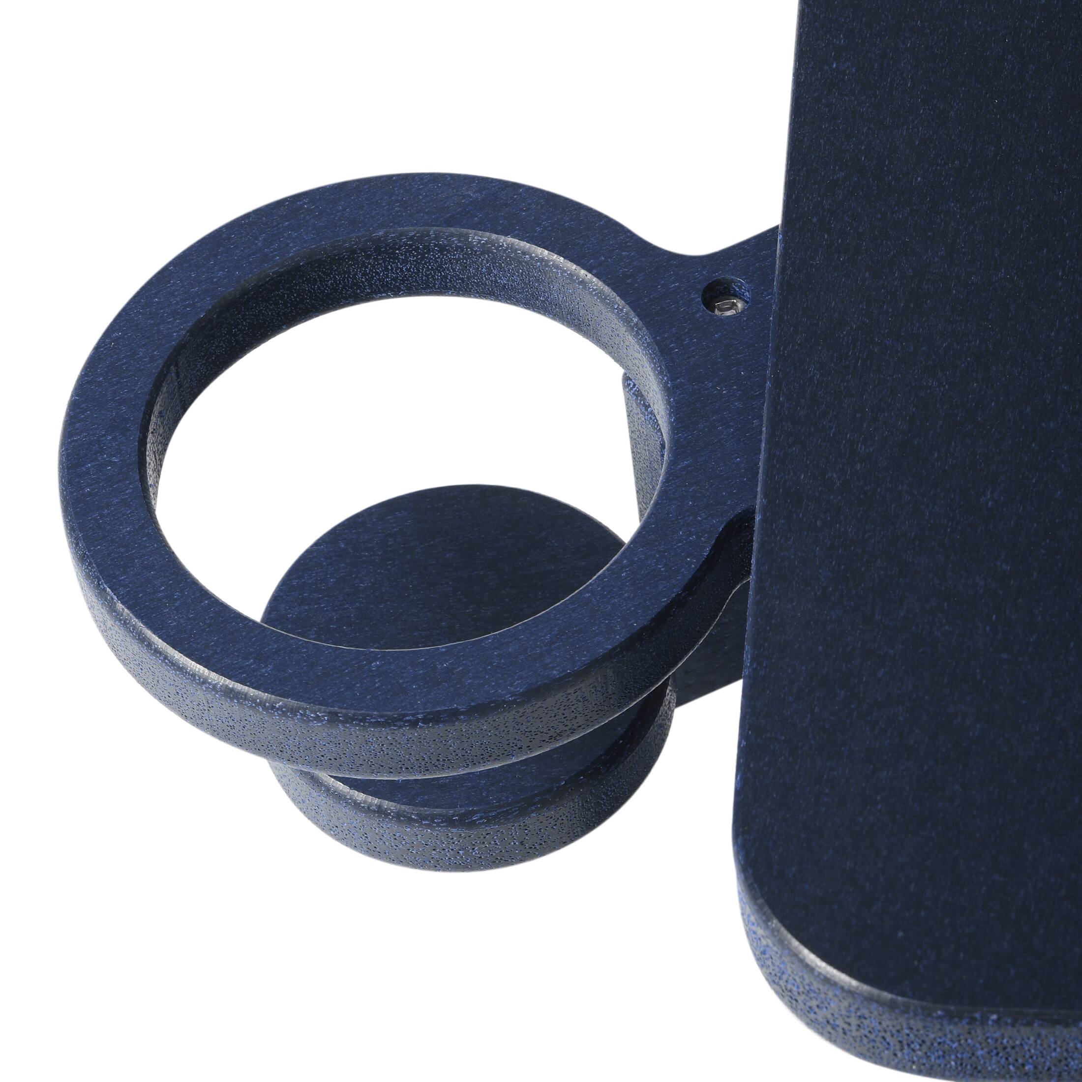 Alt View 6. WestinTrends - WestinTrends Highland Outdoor Patio HDPE Adirondack Chairs With Cup Holders (Set of 8) - Navy Blue.