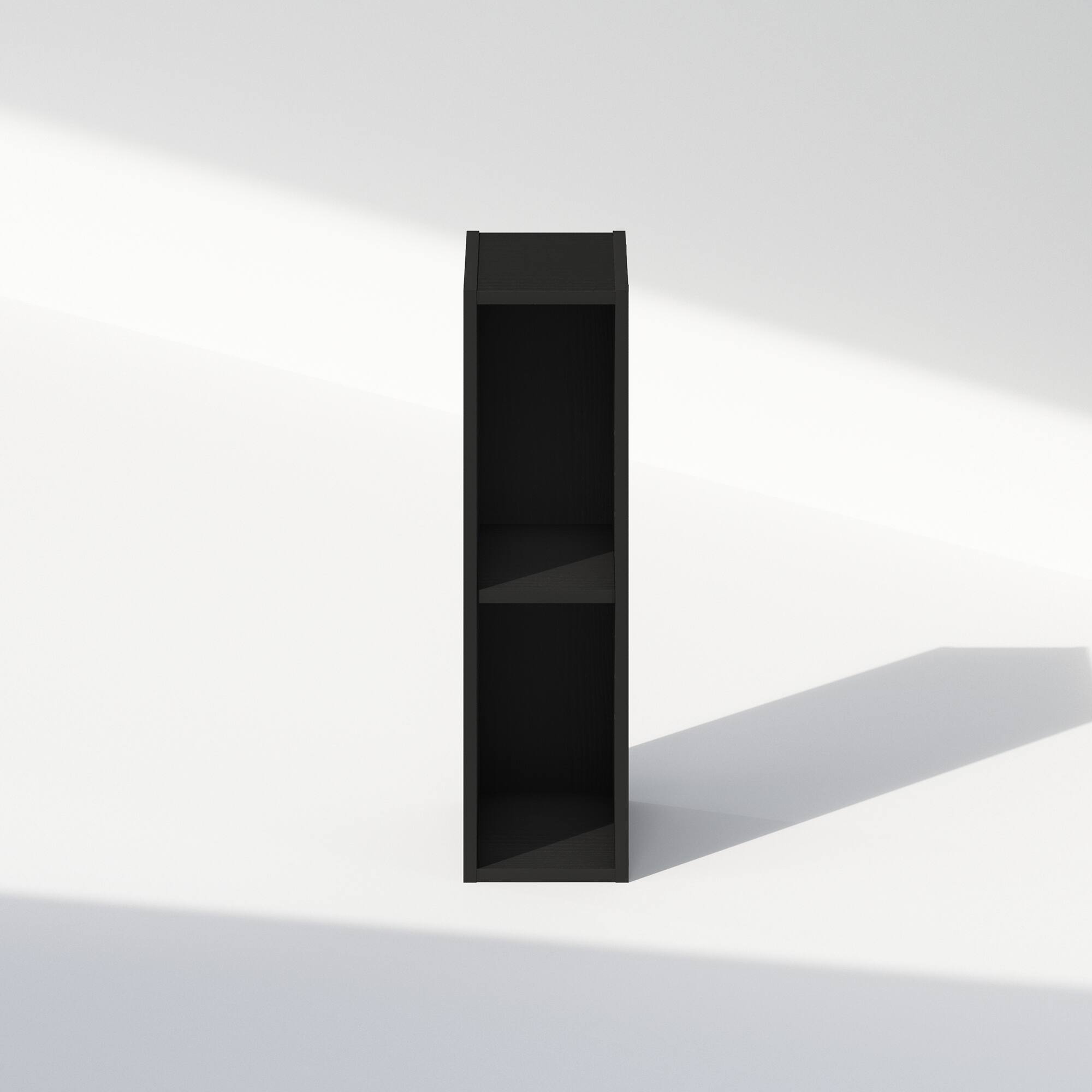 Alt View 2. Furinno - Reed 2-Tier Multipurpose Clothing & Closet Storage Organizer Shelf, 6-Inch Width - Blackwood.