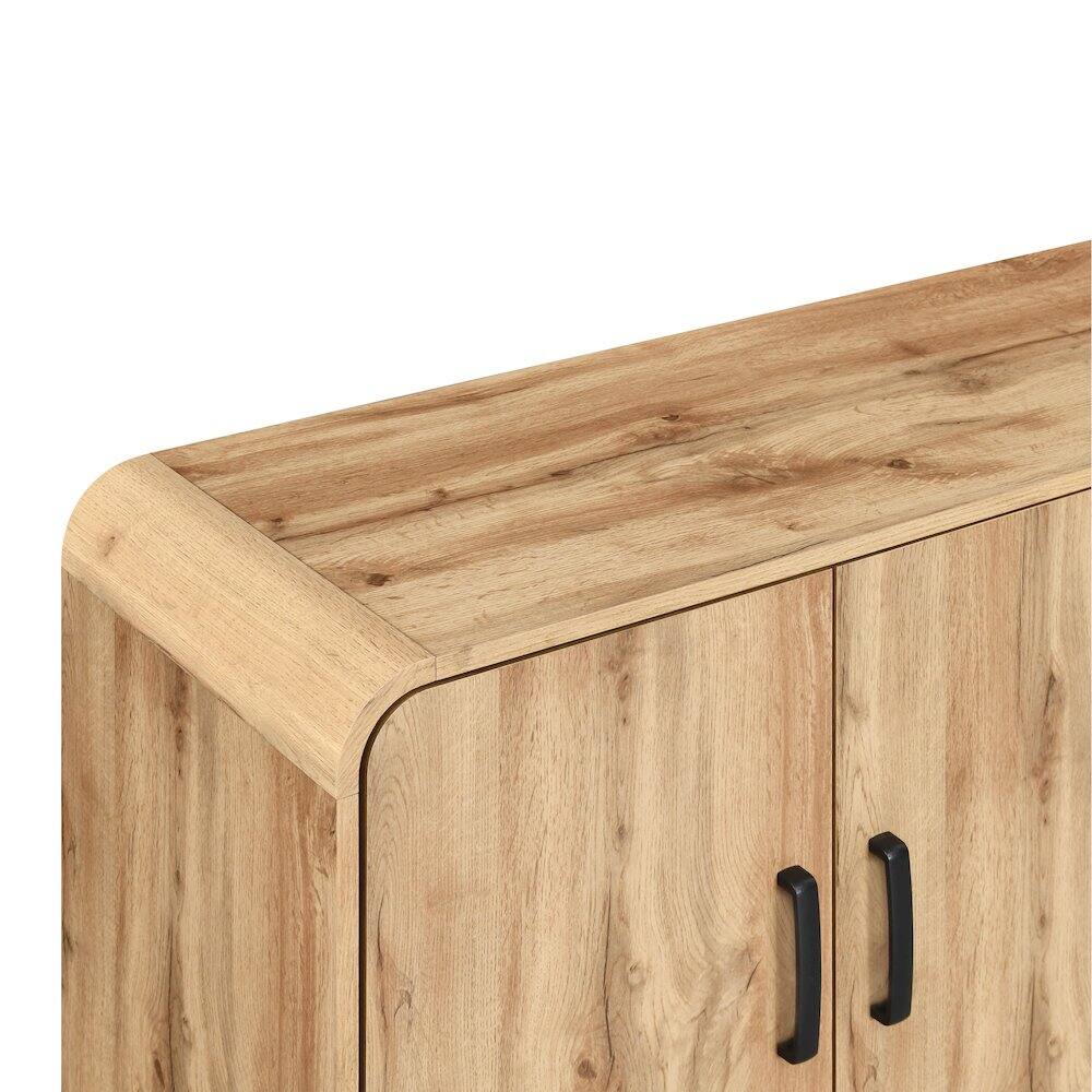 Alt View 1. New Classic Furniture - Rowan Wood Sideboard/TV Console in Natural/Beige - Natural.