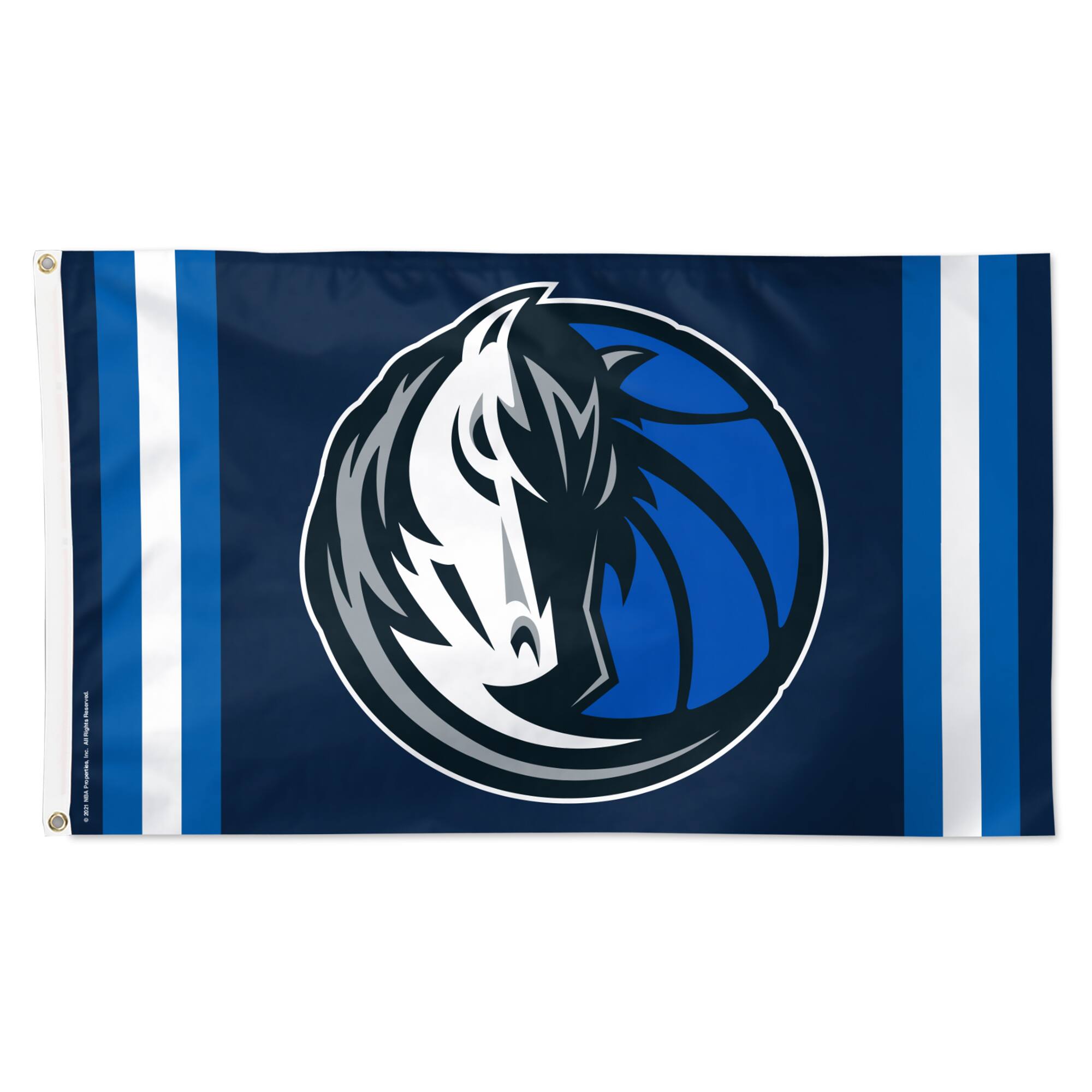 Front. WinCraft - Dallas Mavericks 3' x 5' Vertical Stripe Deluxe Single-Sided Flag - Multicolor.