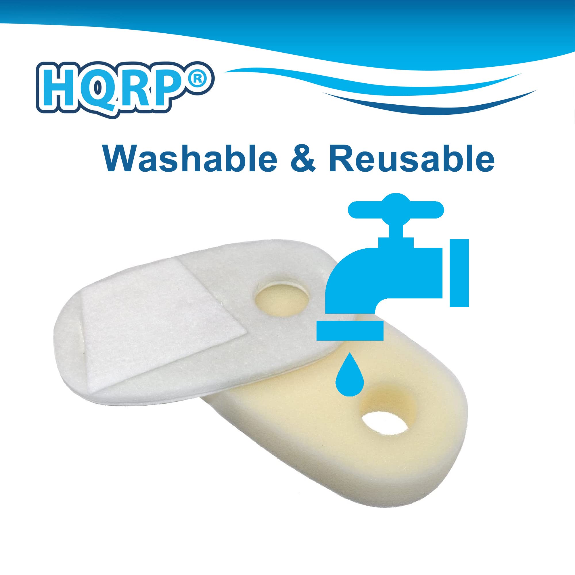 HQRP® Washable & Reusable