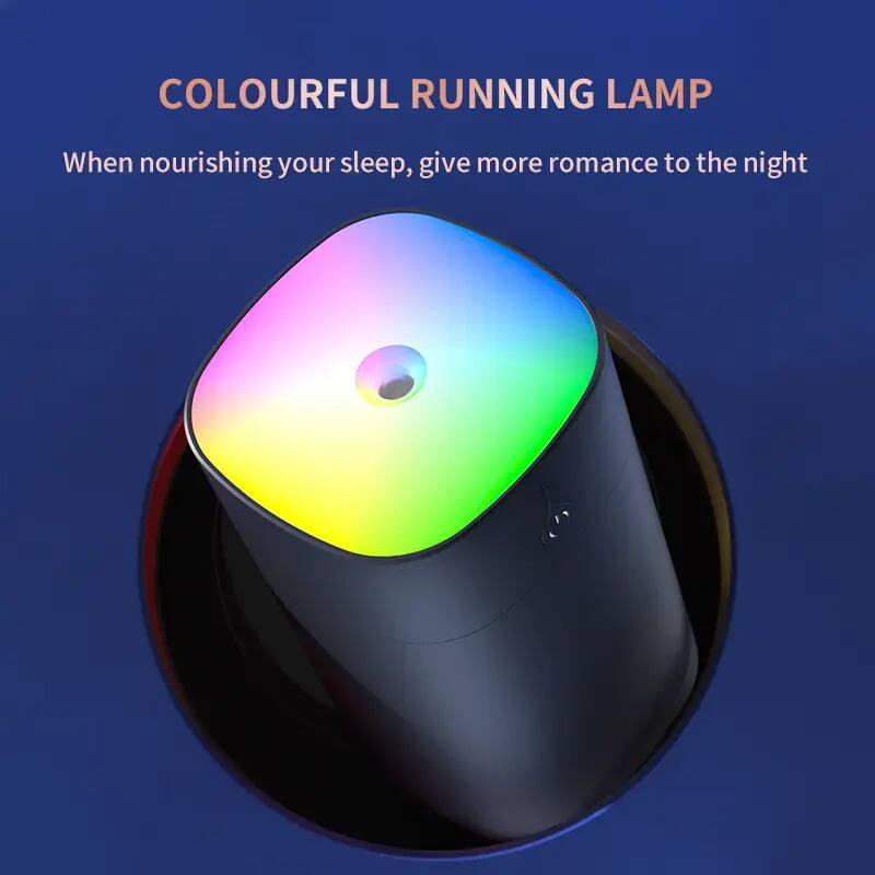 COLOURFUL RUNNING LAMP  
When nourishing your sleep, give more romance to the night