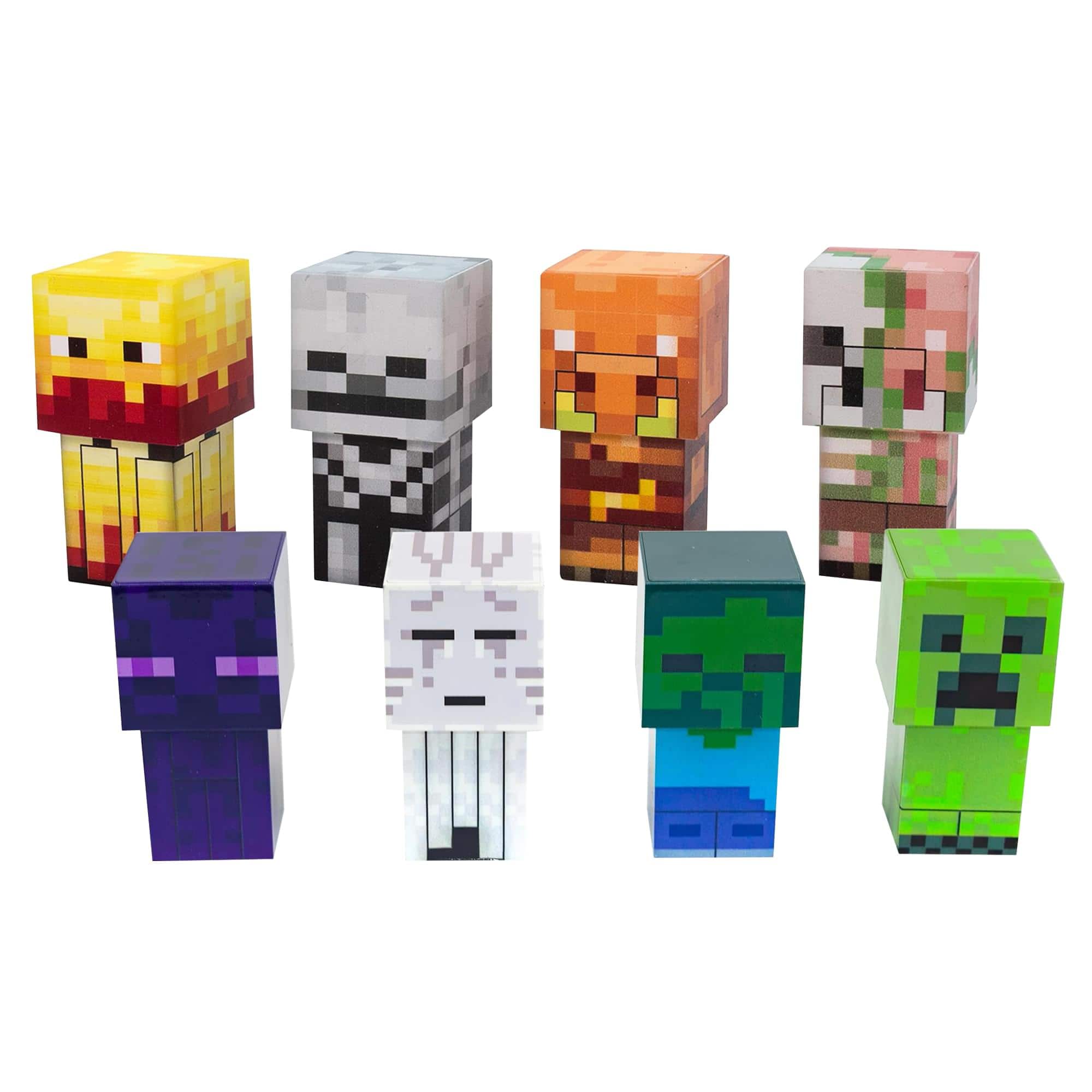 Ukonic - Minecraft 2-Piece Mini Mob Figure Light Bundle - Multicolored