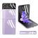 Angle. SaharaCase - Full Body Film Screen Protector for Samsung Galaxy Z Flip 3 5G (2-Pack) - Clear.