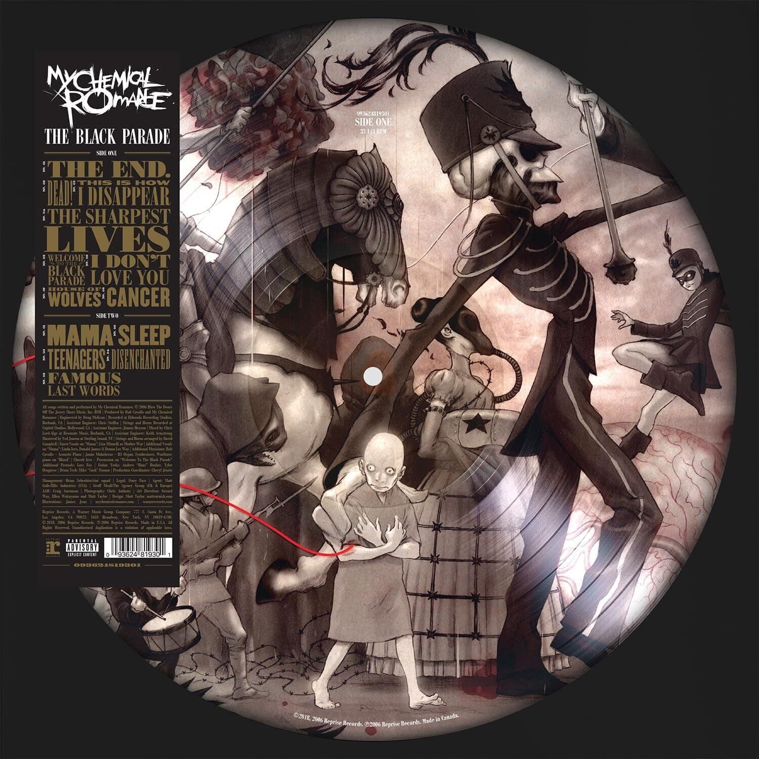 My Chemical Romance The Black Parade VINYL LP - Best Buy