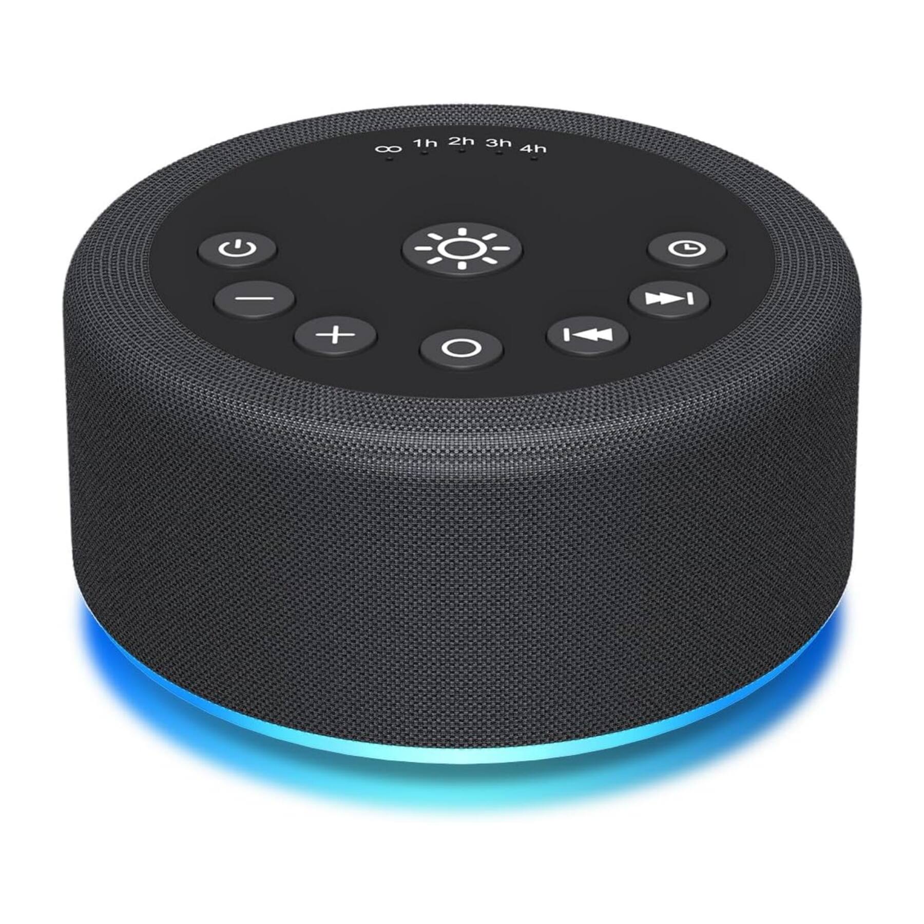 Front. Dazzed Corner - Sleep Sound Machine White Noise - Black.