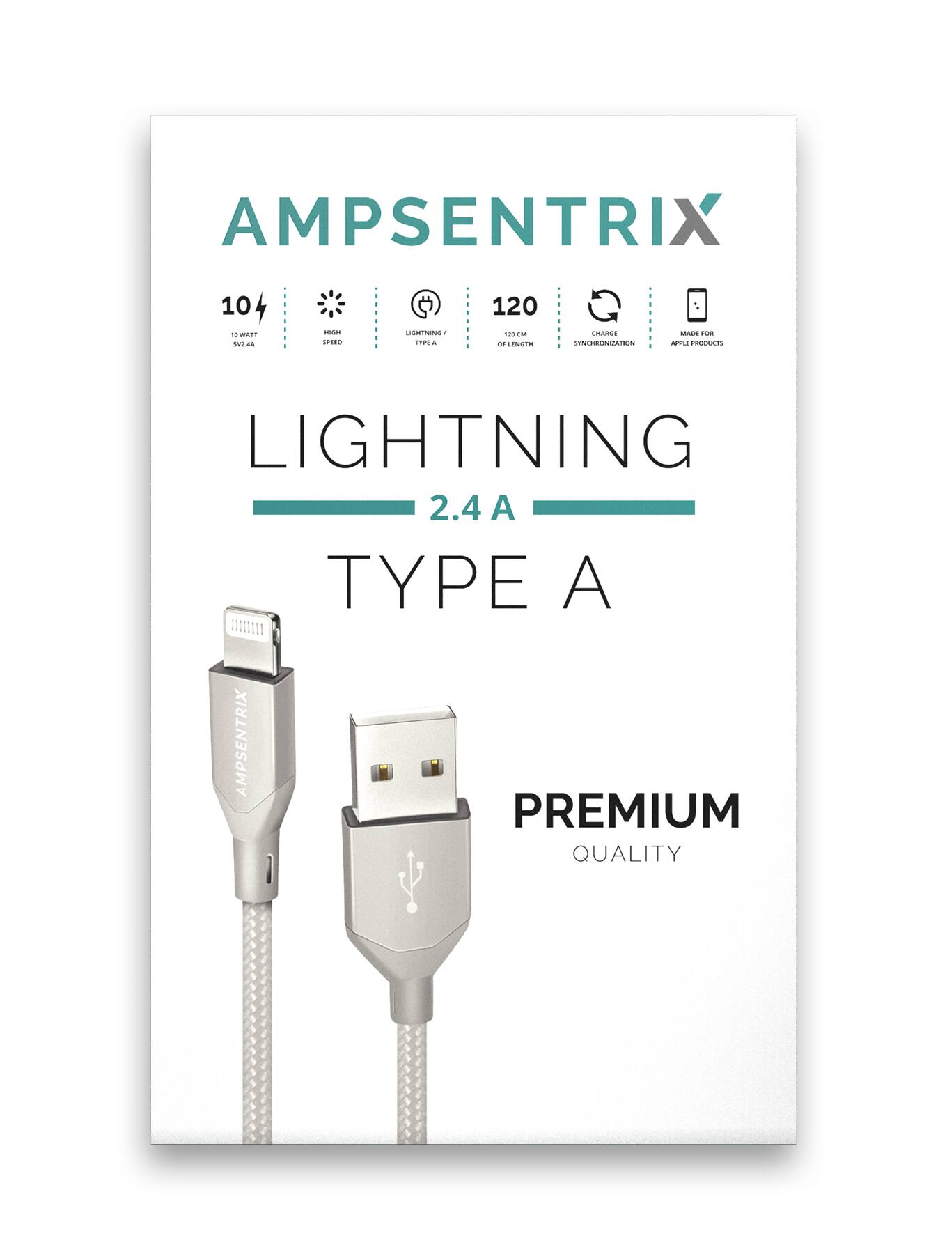 AMPSENTRIX  
10 120  
LIGHTNING 2.4 A TYPE A  
PREMIUM QUALITY