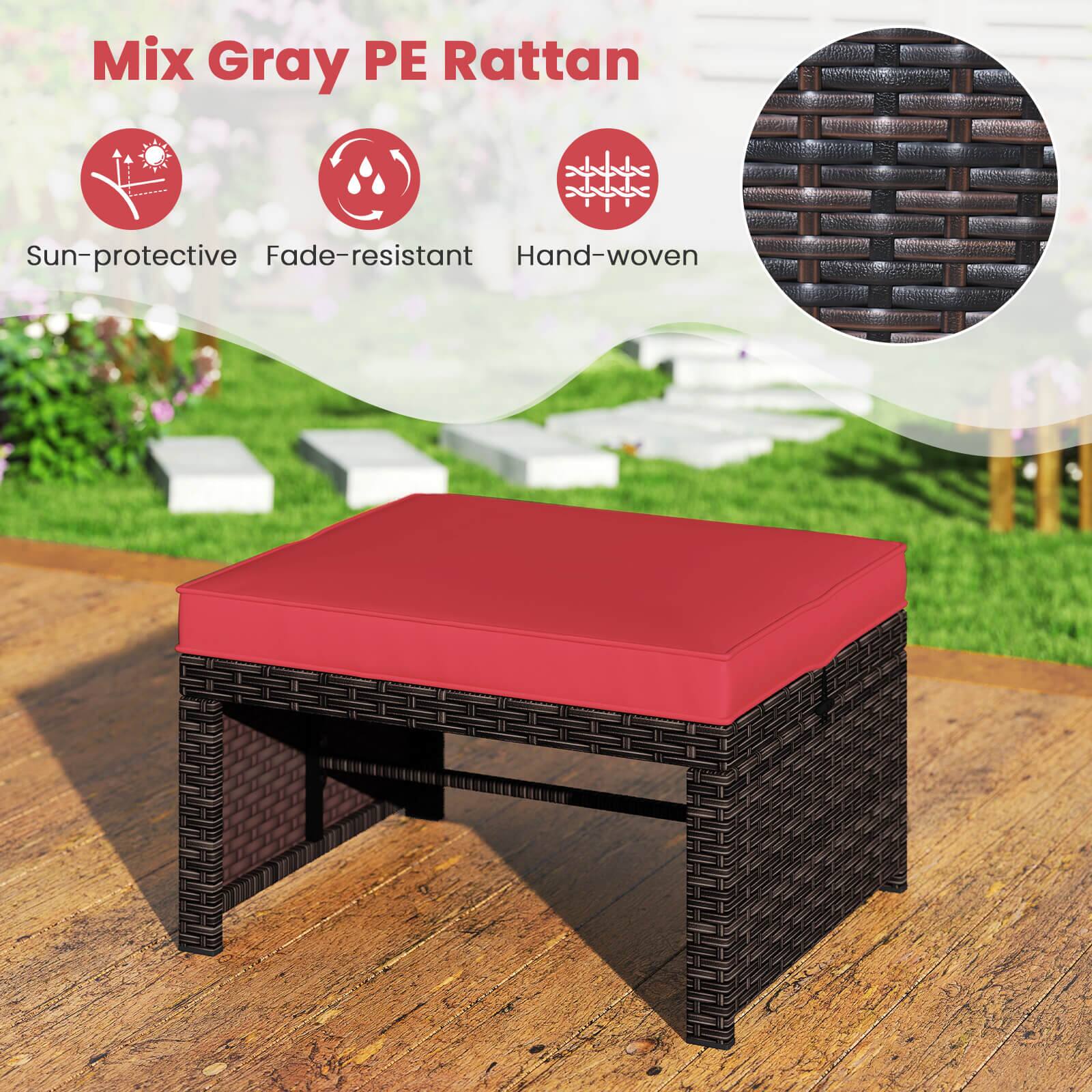Mix Gray PE Rattan

- Sun-protective
- Fade-resistant
- Hand-woven