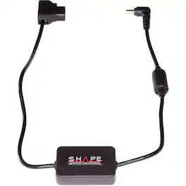 Shape - 22" D-Tap to Regulated 12V Power Cable for Panasonic AU-EVA1 & Sony FS7/FS5 Cameras