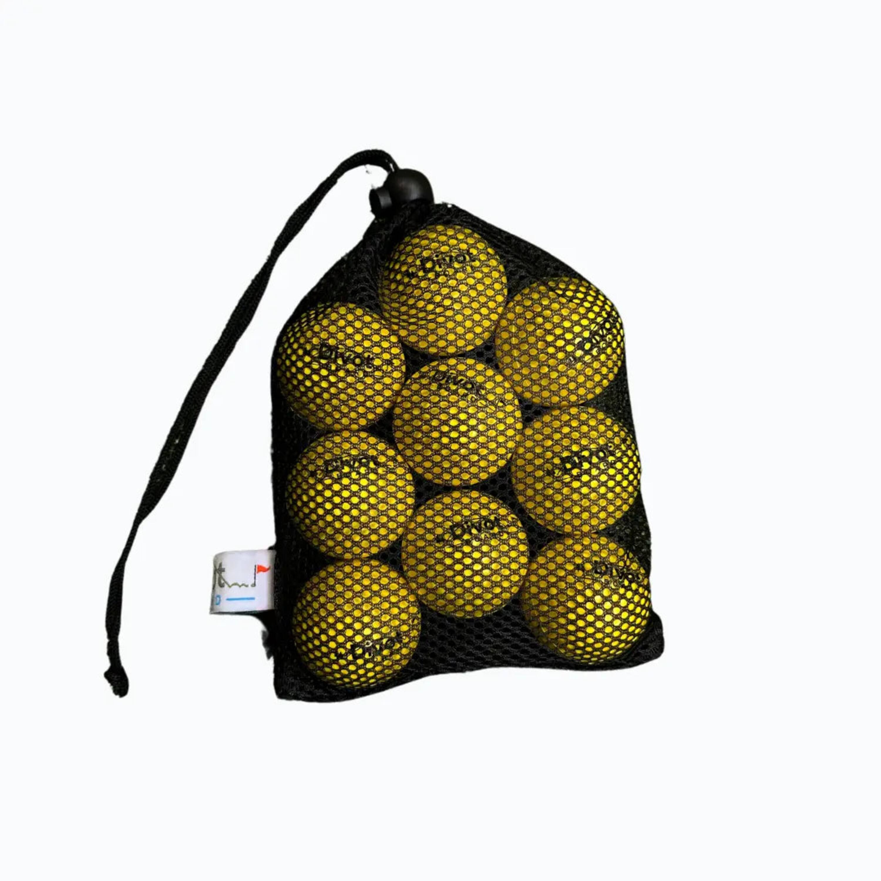 Alt View 1. Divot Board - DIVOT BOARD DBFB101 FOAM GOLF BALLS, NINE BALLS - Yellow.