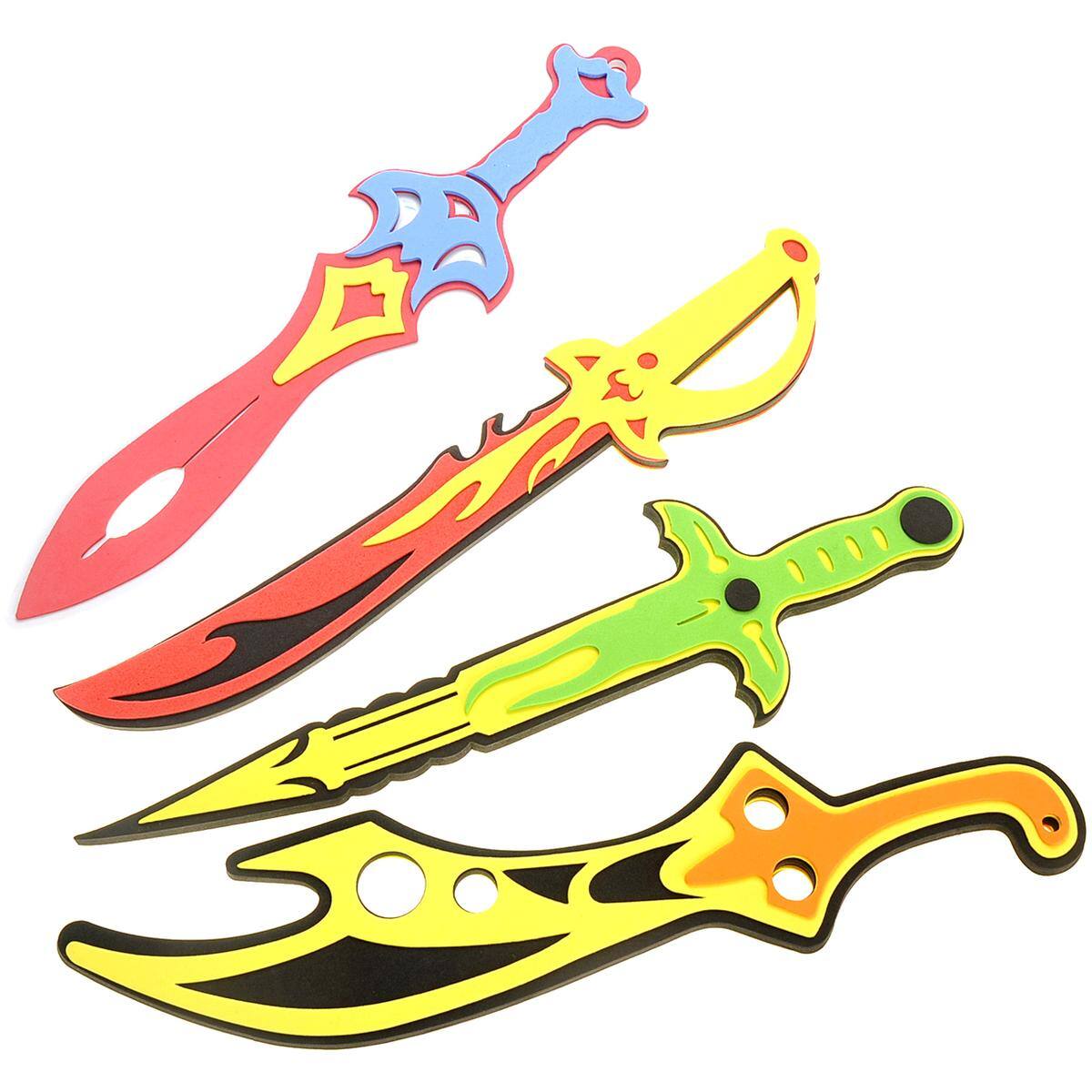Alt View 1. JuzToys - 8 Piece Foam Swords Play Set for Kids Parties & Pretend Play - Multicolored.