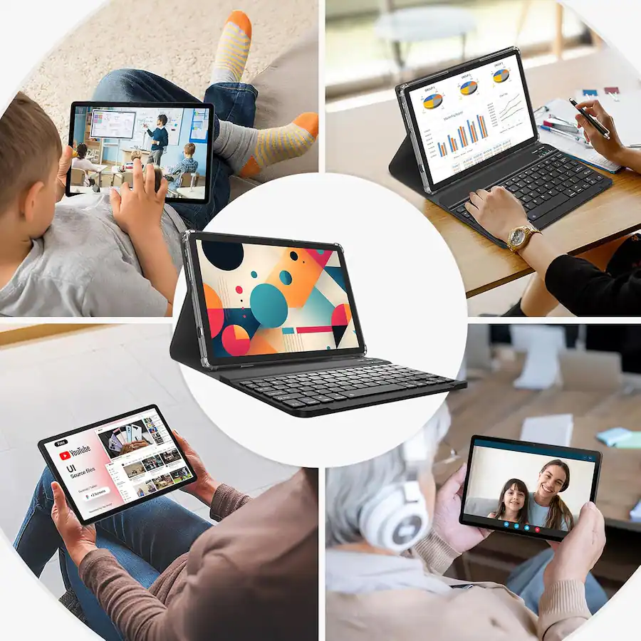 MOONSTARS Android Tablet, 11 inch Android 15 Tablet, 2025 Newest Octa ...