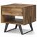 Angle. Simpli Home - Lowry End Table - Distressed Golden Wheat.