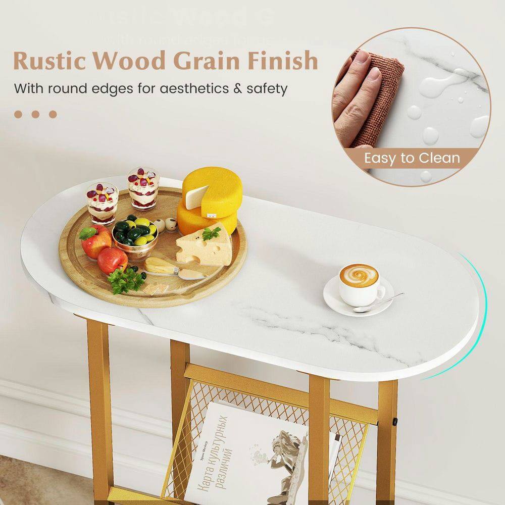 Rustic Wood Grain Finish  
With round edges for aesthetics & safety  
Easy to Clean