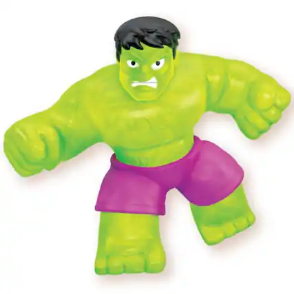 Front. Moose Toys - Marvel Heroes of Goo Jit Zu Squishy Figure | Gamma Ray Hulk - Green.