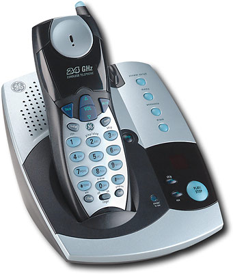 Best Buy: General Electric 2.4GHz Digital Cordless Phone Black and