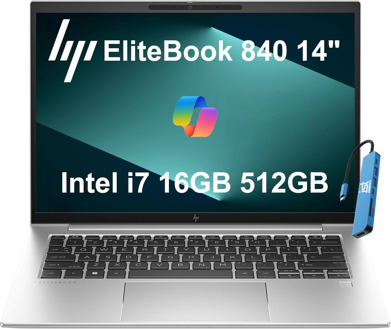 HP - Refurbished Excellent - Upgraded - EliteBook 840 G10 14" WUXGA Laptop - Intel Core i7 with 16GB Memory - 512GB SSD - Thunderbolt 4 - Win 11Pro - Silver