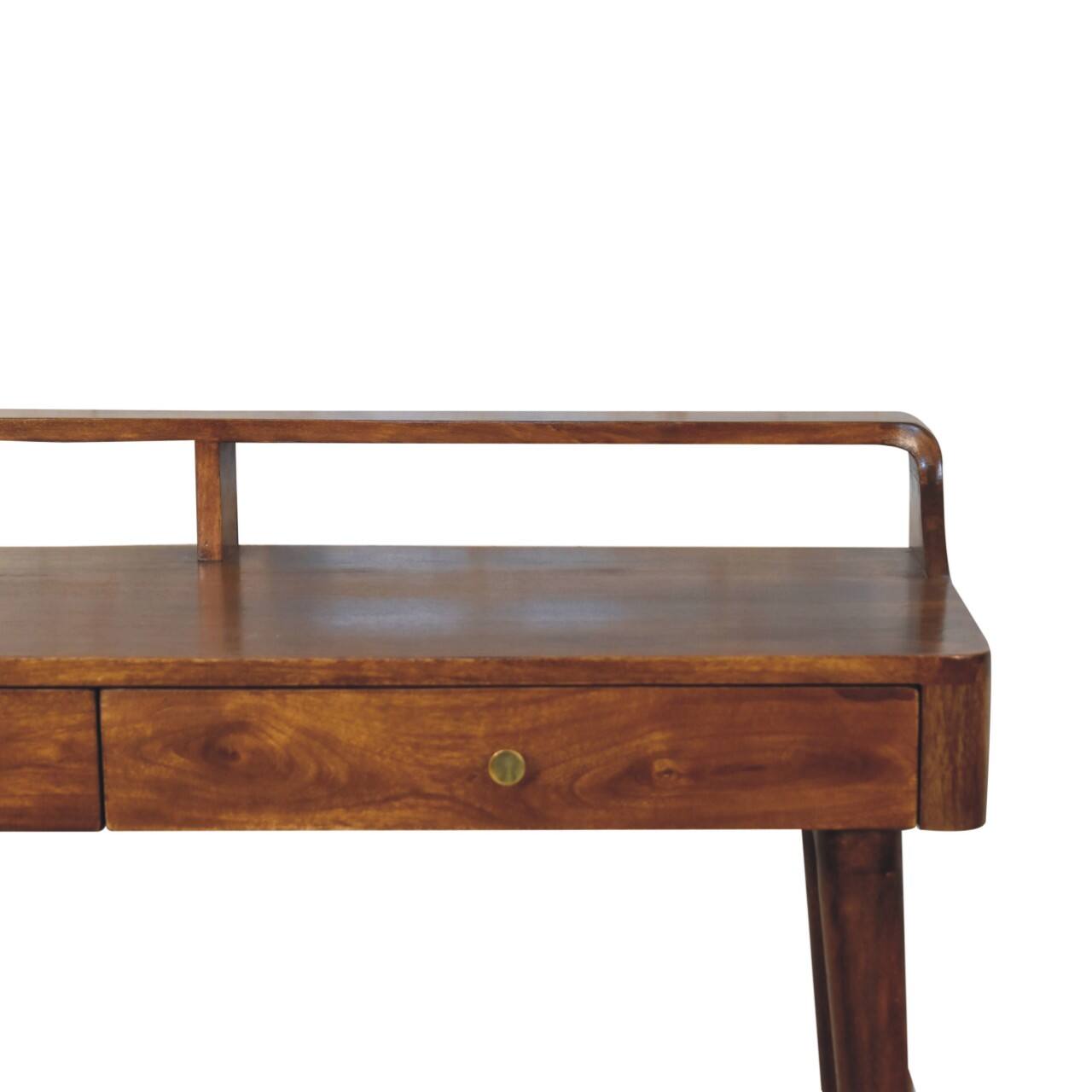 Alt View 1. Artisan Furniture - Elevated Chestnut Console Table - chestnut.