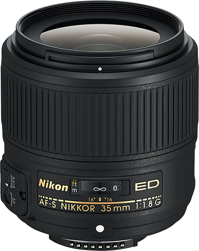 AF-S NIKKOR 35mm f/1.8G ED Prime Lens for Select  - Best Buy
