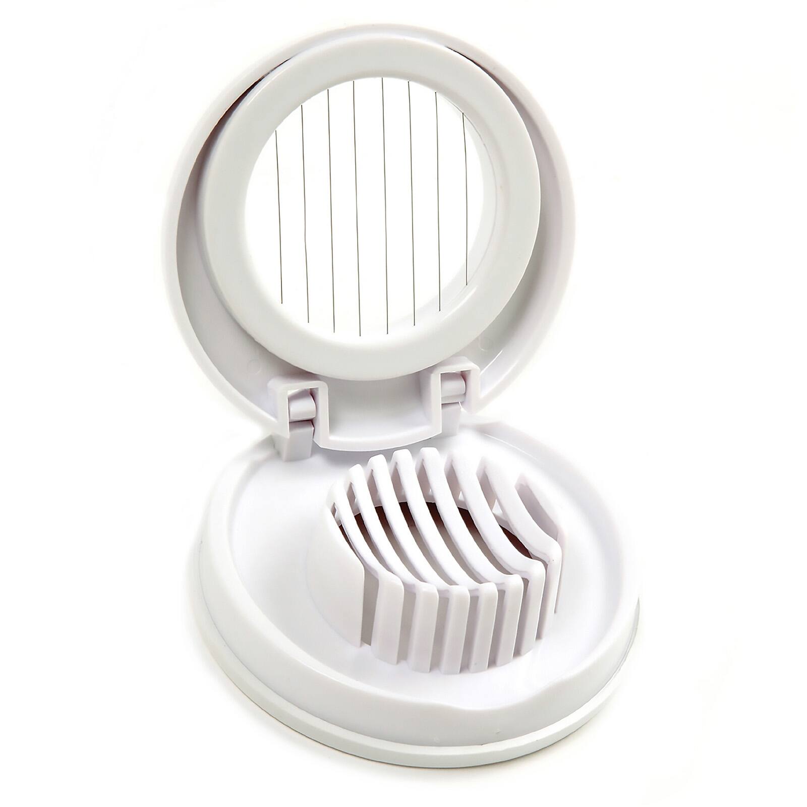 Front. Norpro - Egg and Mushroom Slicer, White - White.