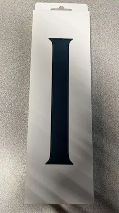 Front. Apple - Apple Watch Band SOLO LOOP 46MM WATCH BAND LAKE GREEN MY8Y3AM/A SZ 4 - GREEN.