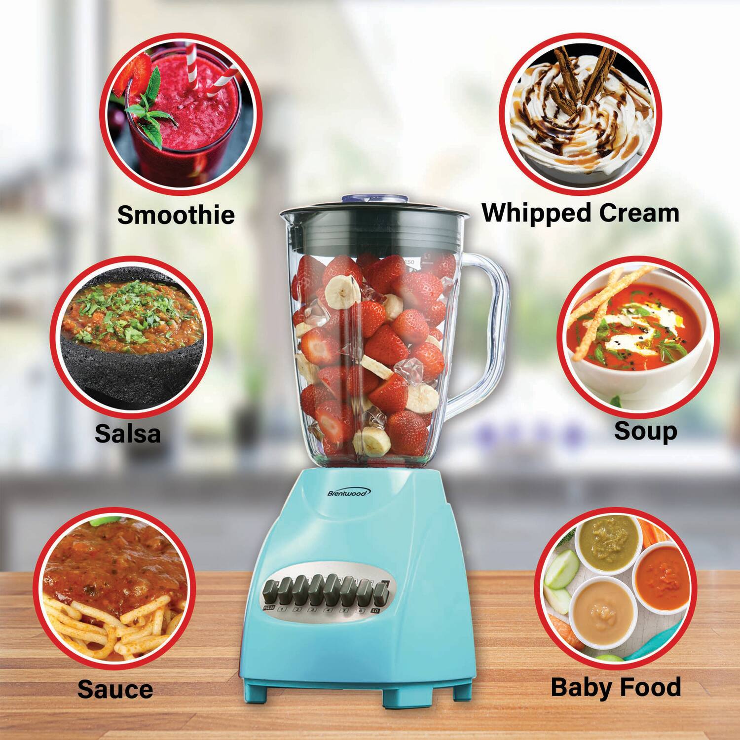 Smoothie Whipped Cream Salsa Soup Sauce Baby Food