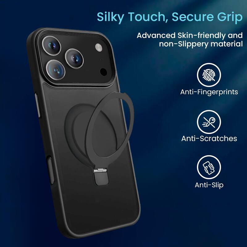 Silky Touch, Secure Grip

Advanced Skin-friendly and non-Slippery material

- Anti-Fingerprints
- Anti-Scratches
- Anti-Slip