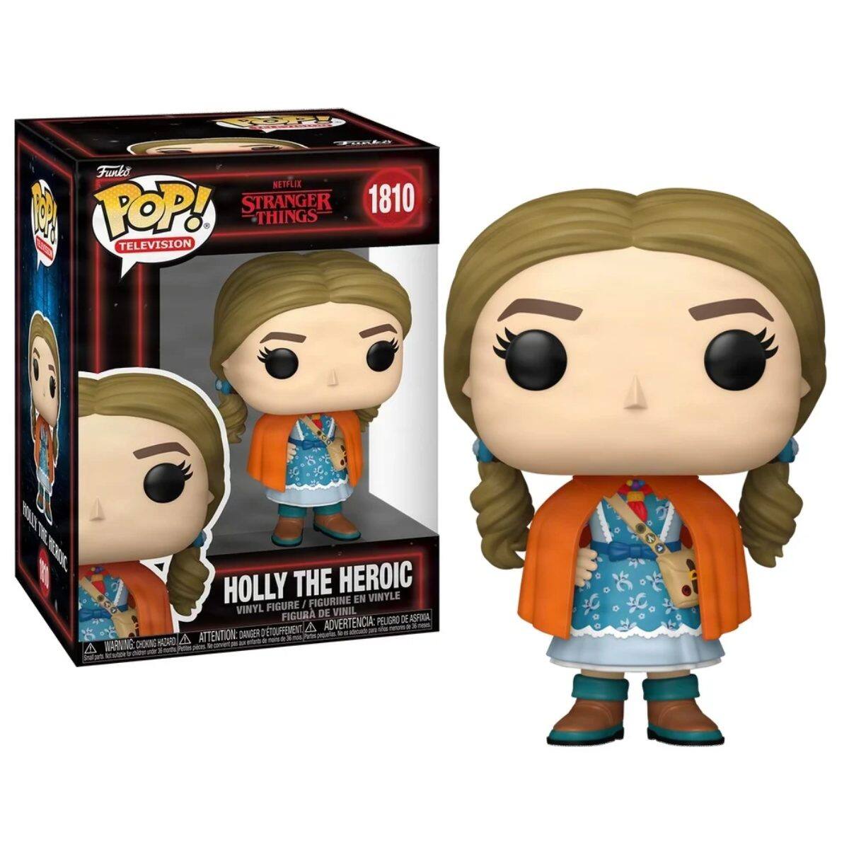 Funko POP! Television  
Netflix Stranger Things  
1810  
Holly the Heroic  
Vinyl Figure / Figurine en Vinyle / Figura de Vinil  
Advertencia: Peligro de Asfixia / Attention: Danger d'étouffement / Warning: Choking Hazard