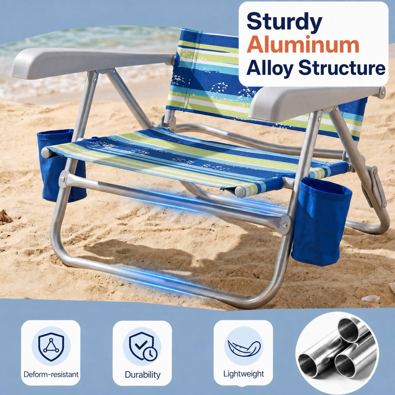 Sturdy Aluminum Alloy Structure  
Deform-resistant  
Durability  
Lightweight
