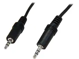 Cables to Go - C2G 40413 3.5mm M/M Stereo Audio Cable, Aux Cable, Black (6 Feet, 1.82 Meters)