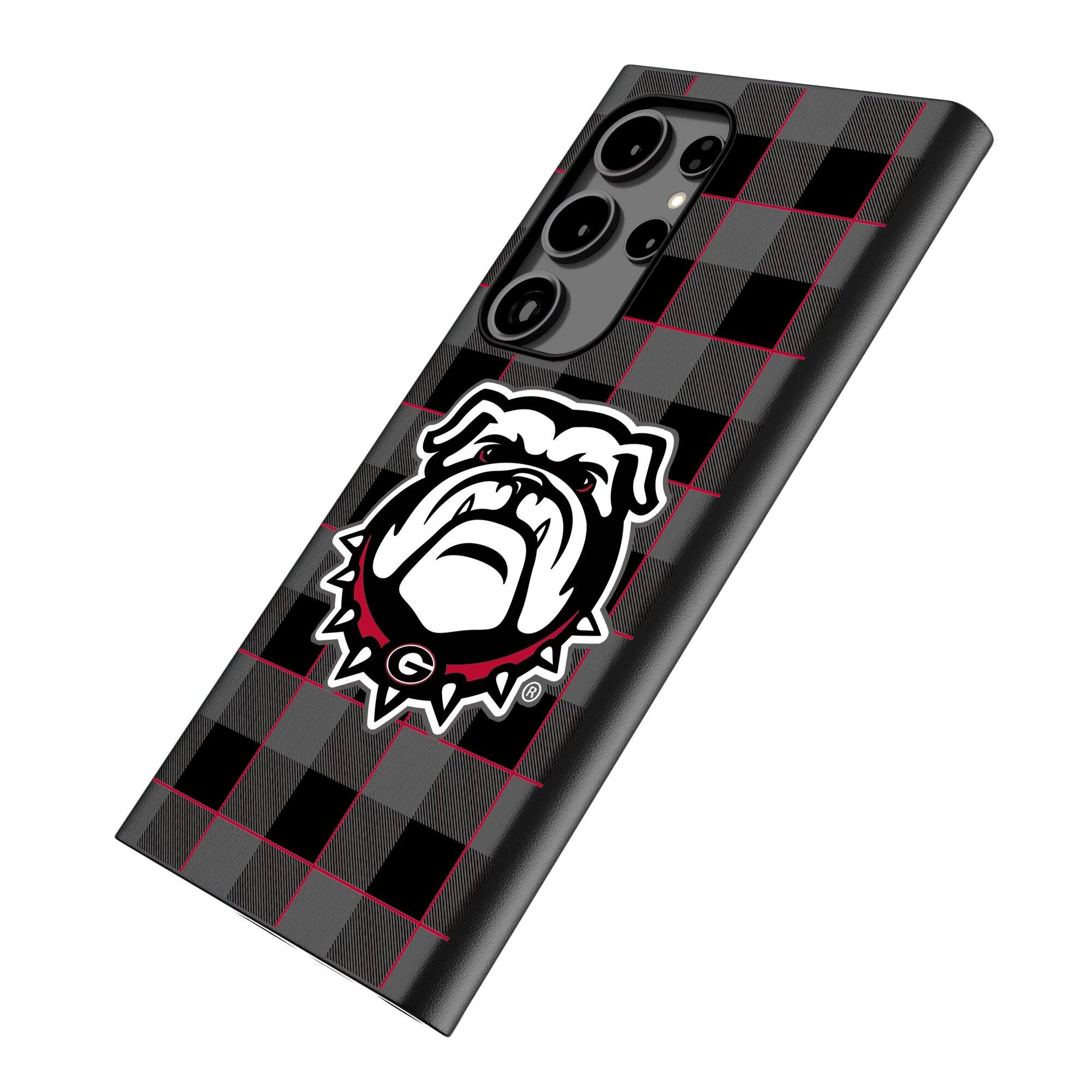 Alt View 1. Keyscaper - Georgia Bulldogs UGA Galaxy Magnetic Bump Case - S24 - Black.