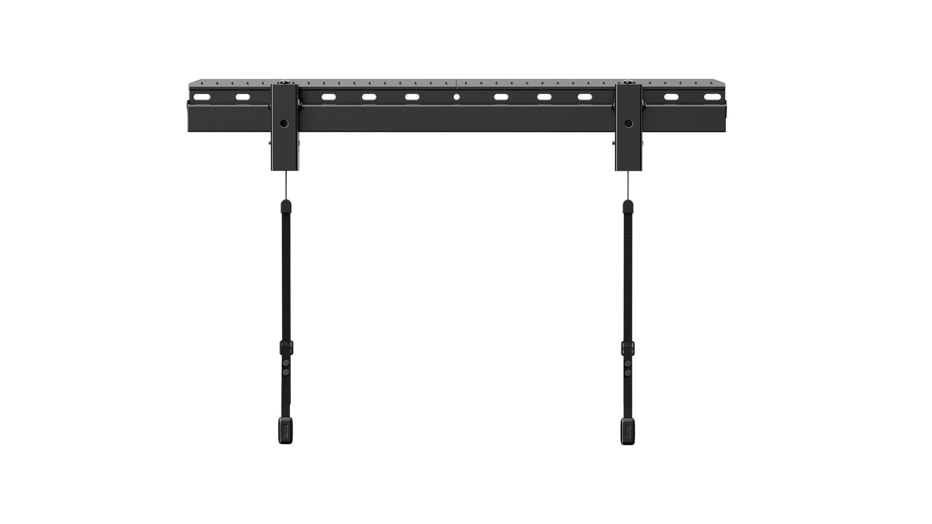 Alt View 1. ErgoAV - 42"-90″ Fixed TV Mount - Black.
