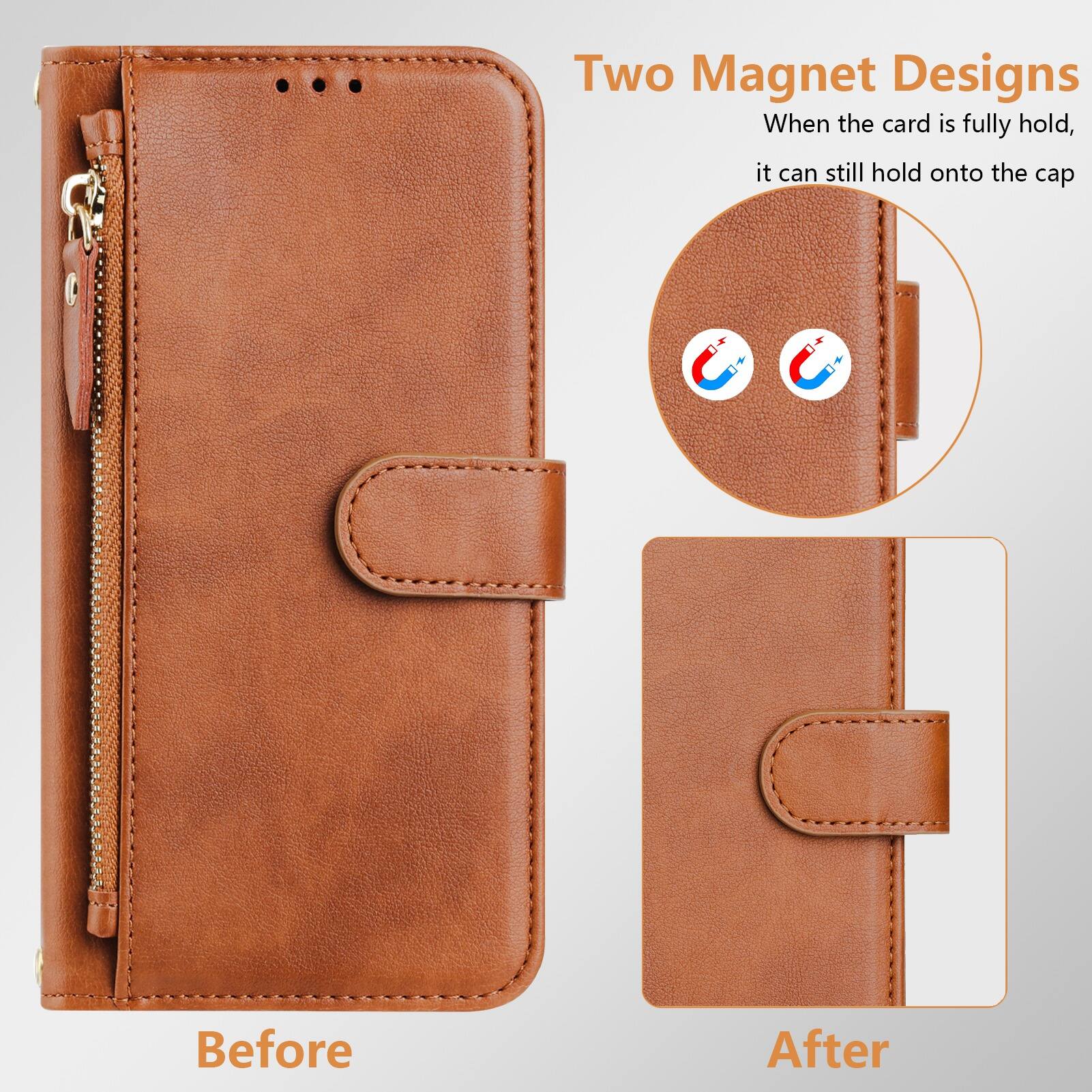 Two Magnet Designs  
When the card is fully hold, it can still hold onto the cap  
Before  
After